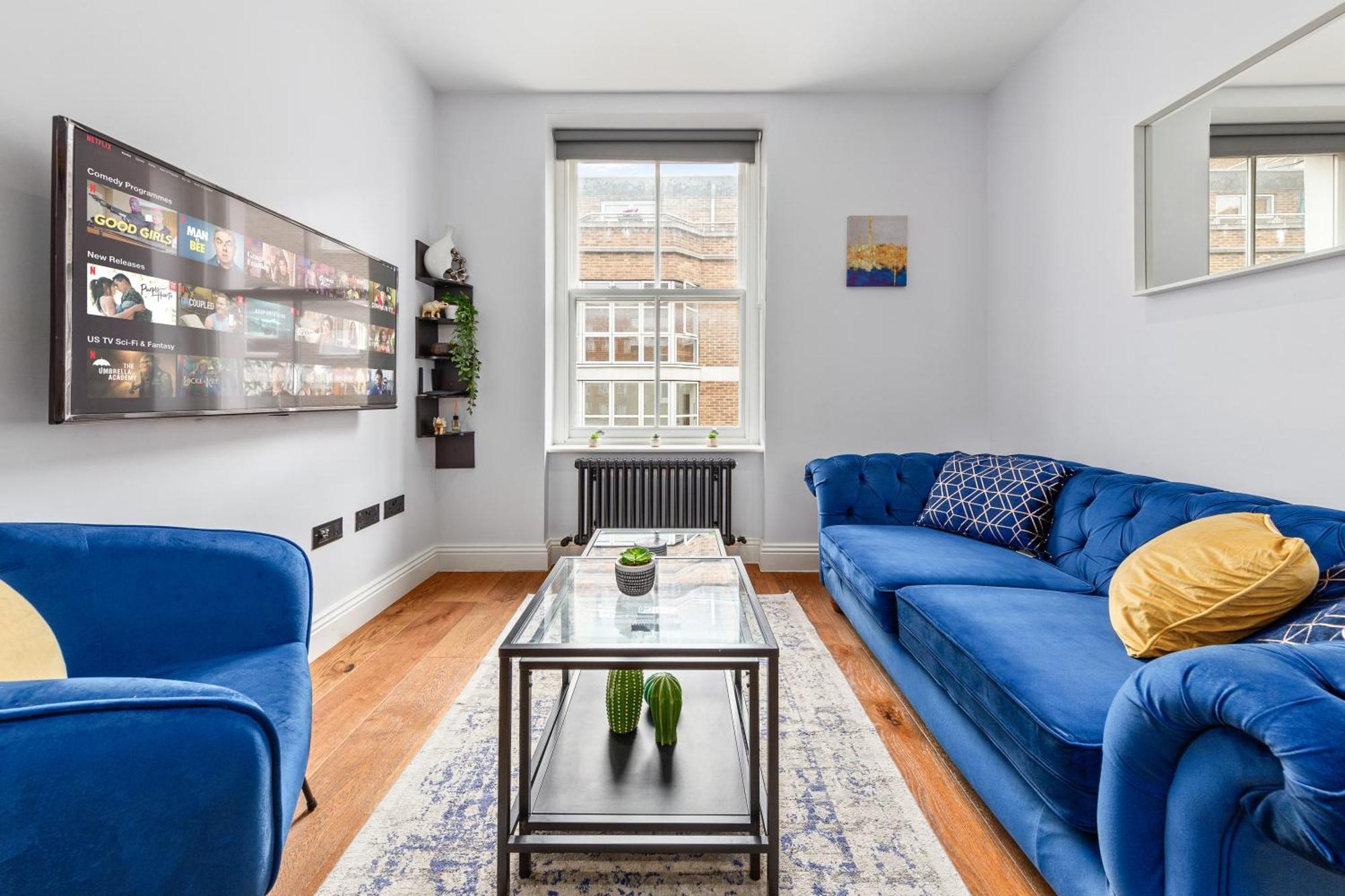 Stylish 2 Bedroom Apartment In Westminster Sleeps 5 With Ac Londýn Exteriér fotografie