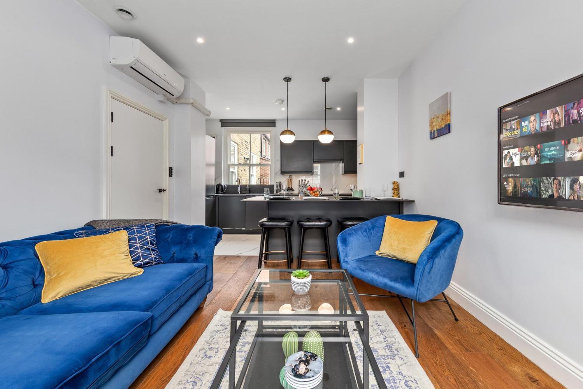 Stylish 2 Bedroom Apartment In Westminster Sleeps 5 With Ac Londýn Exteriér fotografie
