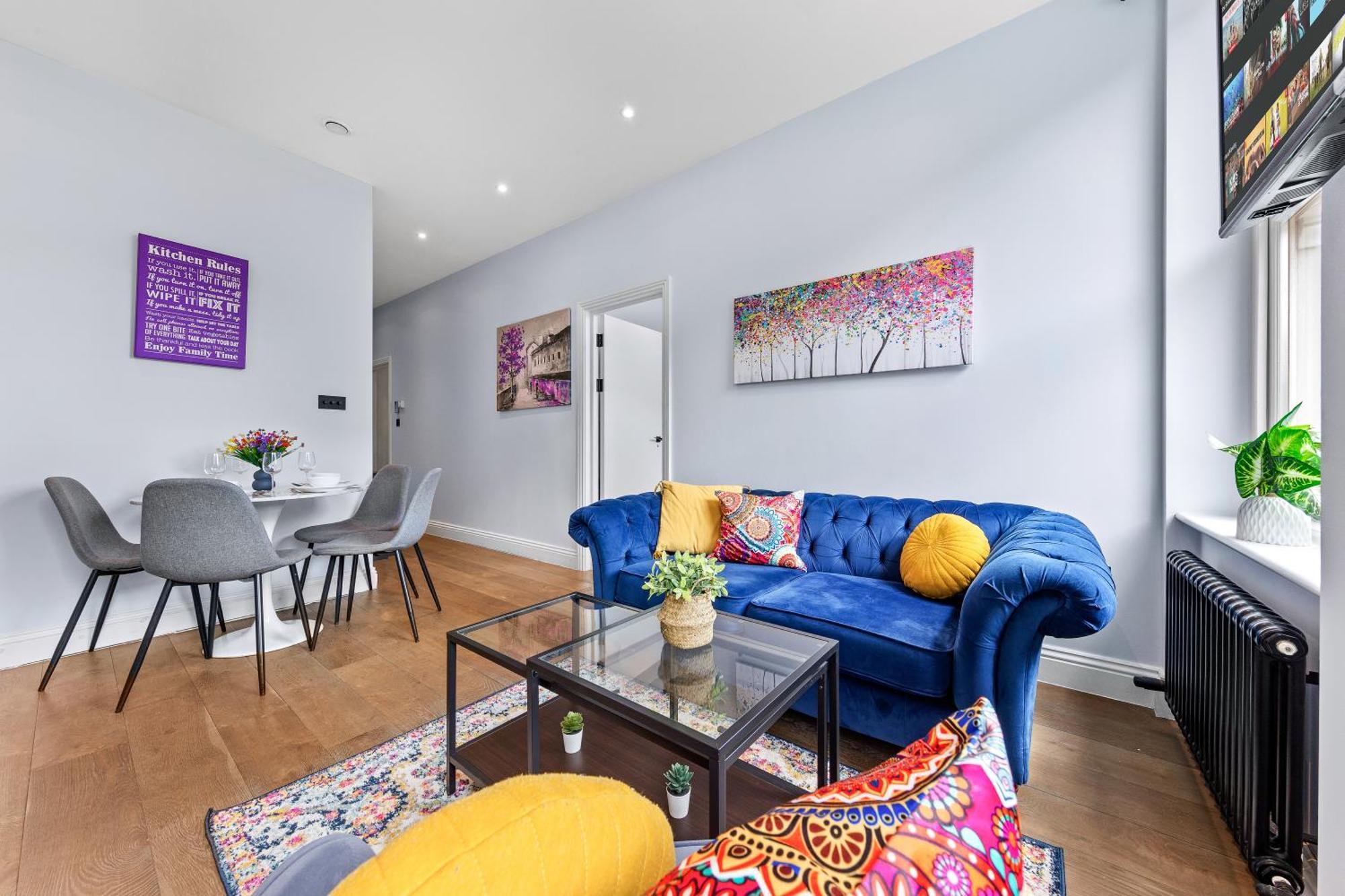 Stylish 2 Bedroom Apartment In Westminster Sleeps 5 With Ac Londýn Exteriér fotografie